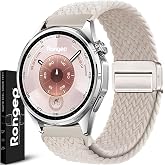 Rongep [&Ouml;rg&uuml; Loop] Huawei ile Uyumlu 22mm Kordon GT6/GT6 Pro/GT Runner 2/GT5/5 Pro/GT4/GT3/3 Pro 46mm i&ccedil;in Manyetik Toka GT6 