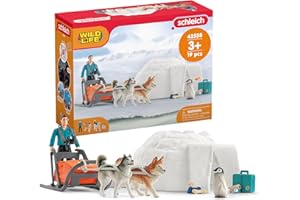 schleich 42558 Wyprawa na Antarktykę, od 3 lat, WILD LIFE - Zestaw do zabawy, 19 kawałki