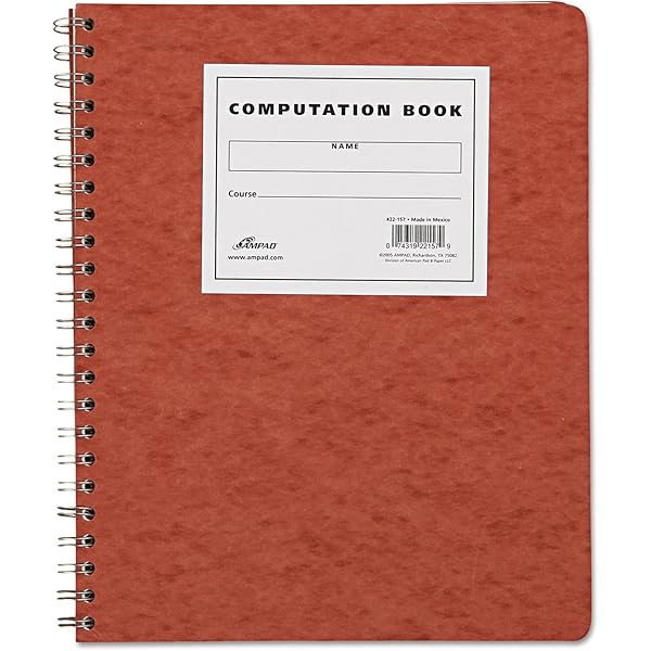 Fuyoooo 2 Pcs Computation Notebook Engineering Notebook For Drawings, Drafting, Planning, Engineering And Technical Applications, 4x4 Quad Ruled, 76 Sheets, 11-1/4" X 9-1/4 - View #4