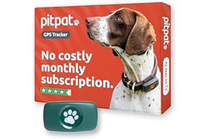 PitPat Dog GPS Tracker - No Subscription Required - Suitable for All Dogs And Fits All Collars - Smart Activity Tracker, Satellite Tracking With Unlimited Range - 100% Waterproof Pet Tracker (Green)