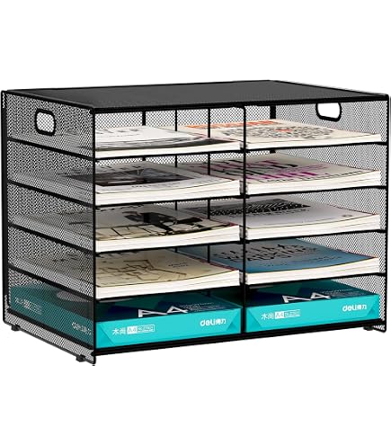 EasyPAG 4 Fächer Holz A4 Büro Schreibtisch Organi Produktbild-Vorschau 11