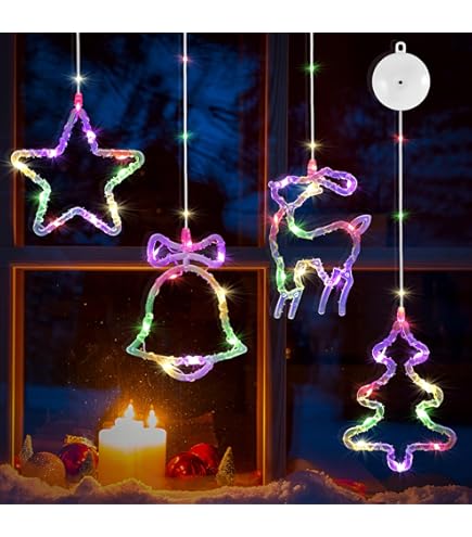 Kerstverlichting lichtgordijn - 90 LED sterren lampjes - lichtsnoer