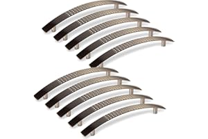 SOTECH 10 x SO-TECH® Poignée de Meuble DICO Finition en Acier Inox Entraxe 128 mm Poignée de Meuble Poignée