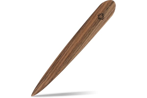 TILISMA - Ouvre-lettres et marque-pages - Accessoires de bureau 2 en 1 en bois fabriqués à la main - Idées cadeaux de bureau