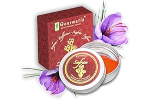 AHMAD RICE Gourmetia Safran gemahlen, Safranpulver in Premium Qualität 10 Gramm