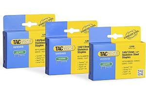 Tacwise 1308 Typ 140/8–12 mm Fintrådsklammer i Rostfritt Stål, 6000 Pack