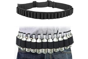 HIULLEN Soporte para cinturón de chupito, 27 ranuras para Berentzen, aldaba de chupito, mini cadena de alcohol para Jägermeister, cinturón de aldaba para despedida de soltero, regalo de fiesta,