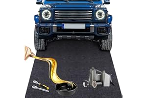 YUJUVI Öl Auffangmatte Garage Ölmatte 100x200 cm Ölauffangmatte Premium Ölbindematte Motorrad Robuste Schutzmatte Werkbank Unterlage Garagenboden Matten Vielseitiger Protektor Ölsaugmatte