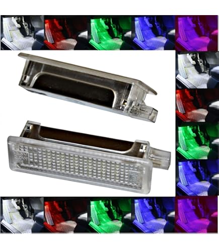 2x LED modules beenruimteverlichting - wit blauw paars groen rood SMD