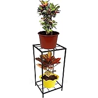 ORCHID ENGINEERS Iron Plant Stand/Pot Stand for Balcony(2 Stier, 2 Tier)