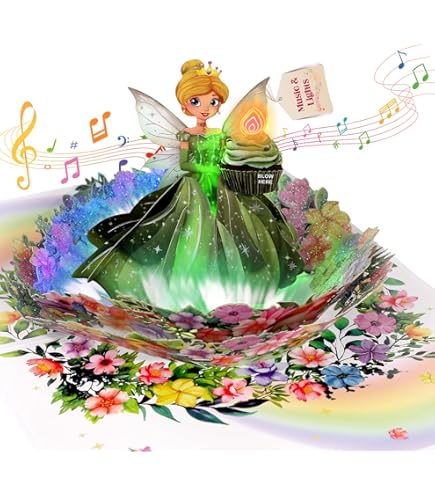 UWP Luxe Funny Birthday Mini Pop-Up Cards Boxed Set With Coordinating Envelopes Mailbox Six Pack Beer Fairy Tale Castle Write Your Own Message - View #10