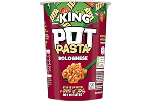 POT NOODLE Pot Pasta Bolognese instant hot snack pot from the nation's favourite instant noodle brand* quick pasta pot for when you need filling up Instant Noodle 8x 73 g