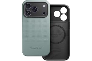 Native Union Active Case – MagSafe Compatible with Built-in Magnets – Rugged Design – Recycled Materials – Ultra-Durable Drop Protection up to 10ft / 3m for iPhone 17 Pro (Slate Green)