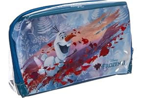 LIP SMACKER Frozen Essential Makeup Bag - Neceser Frozen II, Set de Maquillaje para Niñas - Maquillaje Frozen - Selección de Productos Seguros en un Estuche Muy Moderno
