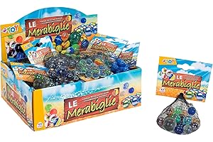 Globo- Biglie 20 16 mm e 1 Pezzi x 25 mm, Multicolore, GLO283