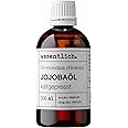 wesentlich. Jojobaöl kaltgepresst, nativ 100ml - 100% reines Jojobaöl - für Haut und Haare, Gesicht und Nägel 100ml
