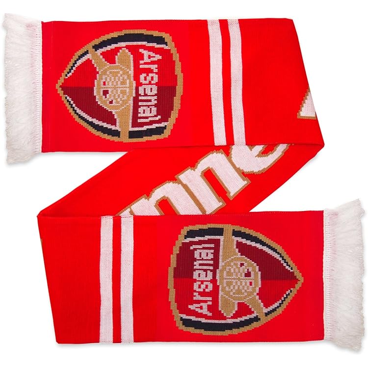 Écharpe Tricotée Officielle Arsenal London – Gunners Jaquard – Neuve