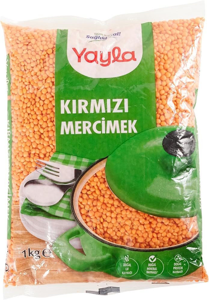 yayla Kırmızı Mercimek, 1 kg