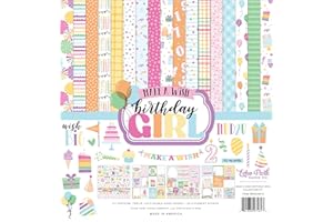 ECHO PARK PAPER Echo Park Collection Kit 12"X12"-Make A Wish Birthday Girl