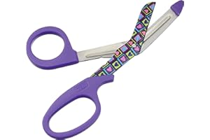 NCD Medical 5 1/2-Inch Four Square Hearts Style Mate Utility Scissor