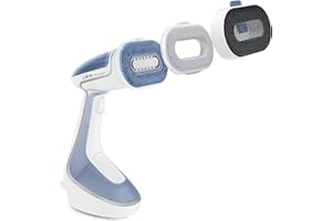 Calor Défroisseur vapeur, Système exclusif à têtes multiples pour 4 actions en 1, Assainit, Défroisse, Nettoie, Parfume, Convient à tout le linge de maison, Pure Tex DT9531C0