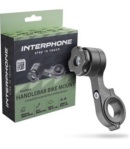 Supporto Per Smartphone Su Scooter Interphone SSC - Per Manubri Non Tubolari Fino A 50 Cm, Opzionale