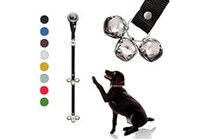 Caldwell's Pet Supply Co. Potty Bells Housetraining Dog Doorbells for Dog Training and Housebreaking Your Doggy. Dog Bell with Doggie Doorbell and Potty Training for Puppies Instructional Guide