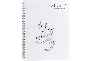 MAOXINTEK Carpeta de almacenamiento para partituras musicales, tamaño A4, 40 bolsillos, G Clef, bolsa de almacenamiento para documentos de almacenamiento de papel de canción para músicos y músicos