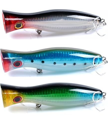 TackleHouse CFP100#14 Popper Lure - 3.9 Inch (100mm) Floating Topwater Bait For Saltwater Fishing