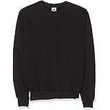 Fruit Of The Loom Zip Neck Sweat Men's Tracksuit Top, Black