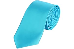 DonDon Cravatta uomo 7 cm classica fatta a mano per il lavoro o occasioni speciali