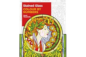 Stained Glass Colour by Numbers (Arcturus Colour by Numbers Collection)