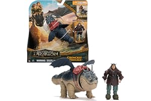 DreamWorks Dragons, Dragon Trainer, Gronkio e Gambadipesce, Drago e Vichingo, Giocattoli per Bambini, 4+ Anni