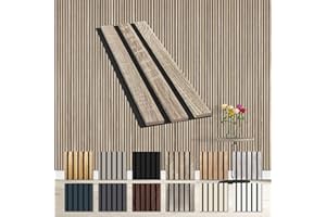 HEXIM Akustikpaneele Musterstück - flexible Lamellenwand Holz MDF Wandpaneele Lamellenverkleidung Wandverkleidung Innendekoration schalldämmend (Sonoma Oak - AP06 / APH06 Musterstück)