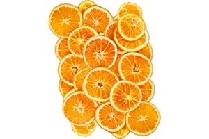 YUNSTK Suszone plaster pomarańczy, 30 sztuk, dekoracja bożonarodzeniowa, akcesoria do majsterkowania na wieniec