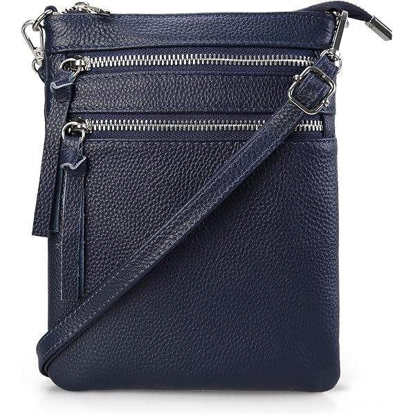 Women's Soft Leather Crossbody Bag - Vintage Flap Style With Multiple Pockets, Small Handbag 5 thumbnail image