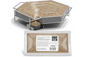 Eversmoke Sparbrand Kaltrauchschnecke Hexagon mit Räuchermehl 200mm - 180mm - 50mm | Kaltrauchgenerator