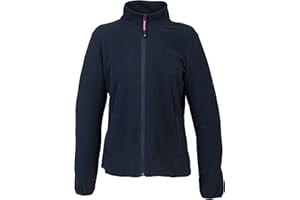 Niscioma Felpa Zip Intera Donna - Maglia Tuta Felpata Invernale Maglie Senza Cappuccio Tinta Unita, Felpe da Lavoro Micropile antipilling 100% polyestere con Tasche Polsini Elasticizzati, Cop Lady