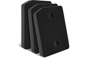 3 Stück PARTSEE Trockner Filter für Miele T1 9164761 Wärmepumpentrockner, Fein-Grob 207 x 157 x 30mm Schwammfilter Filtermatte Fusselfilter Schaumfilter Sponge für Miele Wäschetrockner