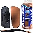Powerstep Pinnacle 3/4 Dress Insoles - Neutral Arch Support Low Profile Inserts for Men and Women, 3/4 Length Insoles for Tight Fitting Shoes, M12-13