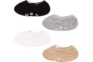 ANIMQUE Bambini Bambino Calzini Invisibili Ragazzi Ragazze Antiscivolo Calzini di Linea Cotone Calze Alla Caviglia Traspirante Confortevole