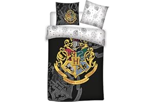 Aymax Harry Potter Wende Bettwäsche 80 x 80 cm + 135 x 200 cm 100% Baumwolle