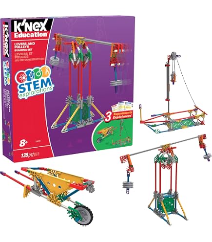 K'Nex 80206 Set di Costruzioni per Principianti, Costruisci 10 Modelli