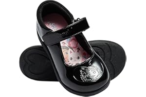 DREAMWORKS Gabby’s Dollhouse Girls School Shoes | Girls Black Shoes