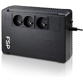 FSP 800 ECO UPS 800VA / 480W, sim&uuml;le sin&uuml;s dalgası, &ccedil;izgi interaktif AVR Surge 230V G&uuml;&ccedil; Kaynağı 3X schuko &Ccedil;ıkışları