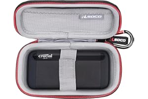 RLSOCO Custodia per SanDisk 1TB/2TB/4TB/500GB Extreme/Extreme PRO SSD & per Crucial X8 1TB/2TB/4TB Portable SSD