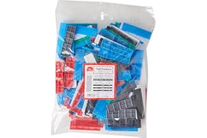 Assortiment de cales platesTIMco - multicolore (lot de 200)