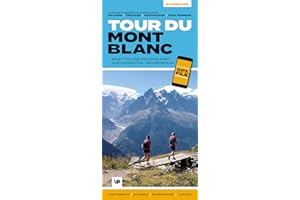 Tour du Mont Blanc: Easy-to-use folding map and essential information, with custom itinerary planning for walkers, trekkers, fastpackers and trail runners: 1