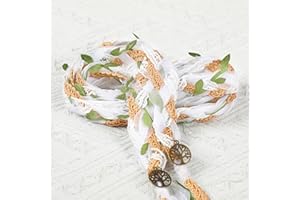 Ribbonlic Handfasting Cord Wedding Lasso Rope with Pendants Lazos para Boda Wedding Cord Traditional Celtic Pattern Rustic Wedding Lasso for Ceremony Lazo para Boda Bridal GIF (Green,Fresh)