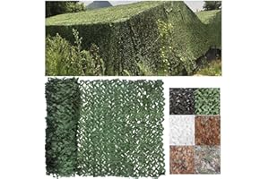 ZHJSHOU Bianco Telo Mimetico Militare,Camouflage Net, Rete Mimetica Reticolato da Camuffamento Rete per coperture Auto Tenda Ombra Campeggio Decorazione per Capanno Fotografia